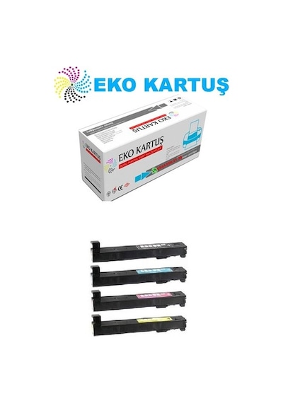 Eko Kartuş Hp A2W75A (CF300A-CF301A-CF302A-CF303A) Set Uyumlu Toner