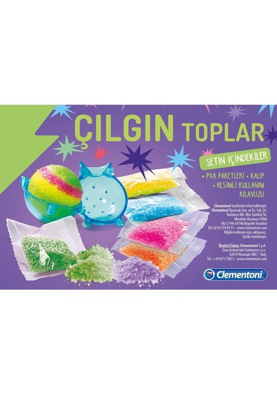 Clementoni Çılgın Toplar Top Yapımı Bilim Ve Oyun Seti Çılgın Toplar Hobi Seti