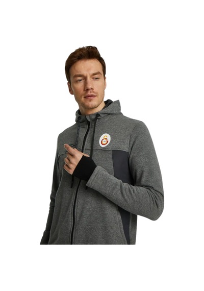 Galatasaray Lisanslı Umbro Gri Sweat Gri