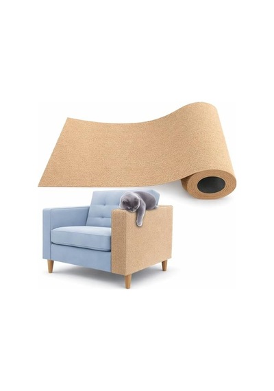 Yapışkanlı Kedi Tırmalama Matı, 100x30 Cm, Kaymaz Dayanıklı