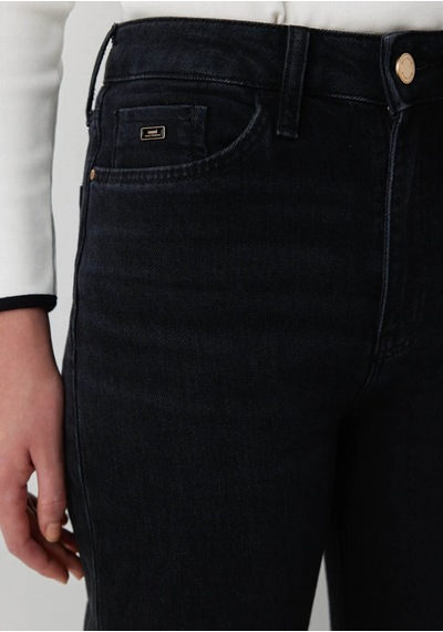 Mavi Victoria Wide Leg, Yüksek Bel Antrasit Kadın Jean Pantolon 101072-a3816