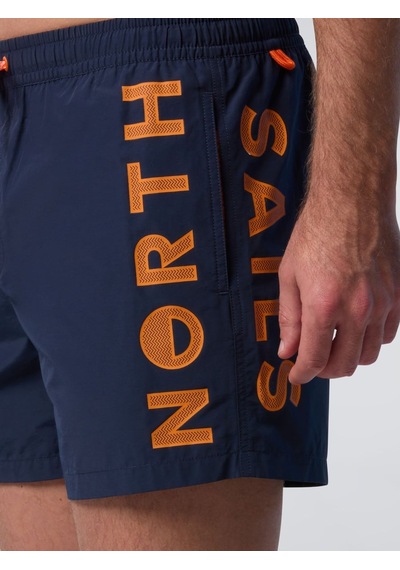 North Sails Basic Volley Cepli Erkek Deniz Şortu 36cm-33375 Lacivert