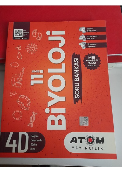 Atom 11.sınıf Biyoloji Soru Bankası