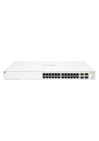 Aruba 24port 195w Full Poe Instant On 1930-24g Jl683b Gıgabıt 4xsfp+ Yönetilebilir Switch Rackmount