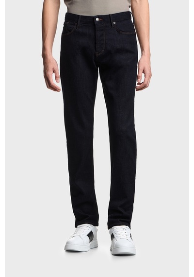 Emporio Armani Pamuklu Slim Fit Normal Bel Jeans Erkek Kot Pantolon Em000121 Af22800 Mb001 Lacivert