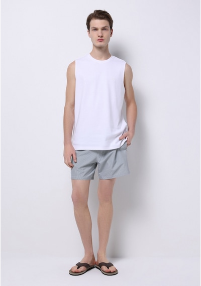 Colin's Colins Slim Fit Çizgili Erkek Yeşil Deniz Şortu Cl1072291 Q1.v1 Kha Haki