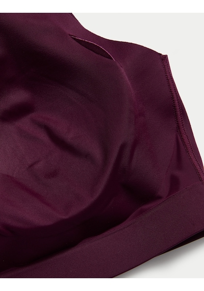 Marks & Spencer Flexifit Balensiz Crop Top Sütyen Bordo