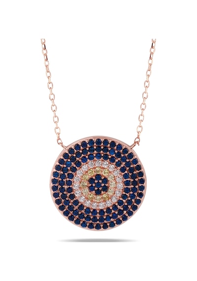 Kuyumcudukkani Zincirli"nazar Boncuklu"kolye-37208-r-m Rose Gold