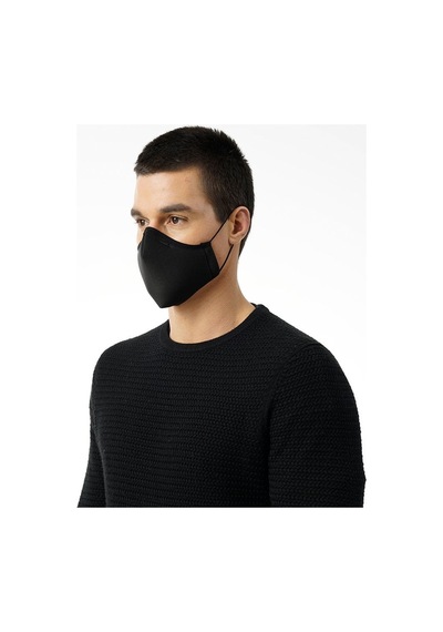 Blackspade Unisex Örme Kumaş Maske Siyah Diğer