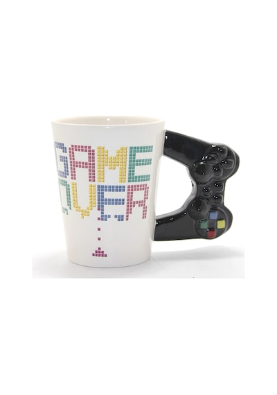 Game Over Porselen Kupa Bardak Alk2381 Çokrenkli