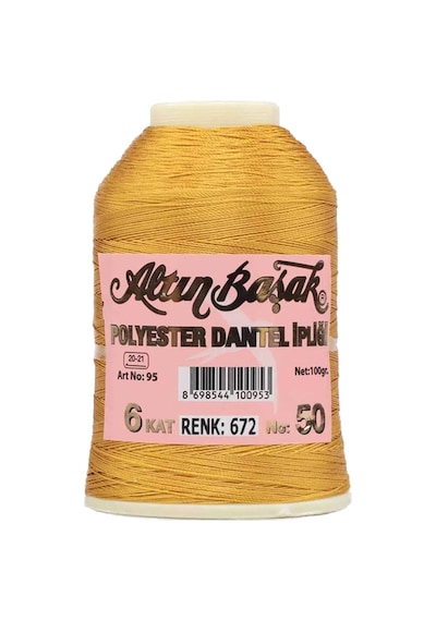 Altınbaşak Oya Ve Dantel İpi 20 Gr - Royaleks - No: 672