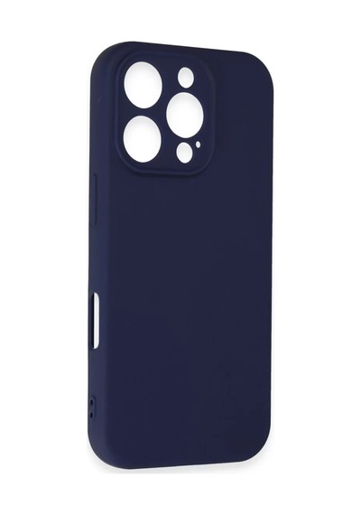 Newface Apple İphone 16 Pro Kılıf First Silikon - Lacivert