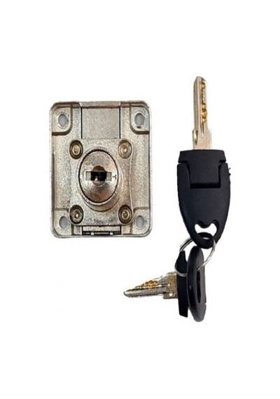 Marelli Çekmece Kilidi Master Tek Anahtar 2 Adet Kilit Aynı Anahtar Master Sistem Gri - 609490297