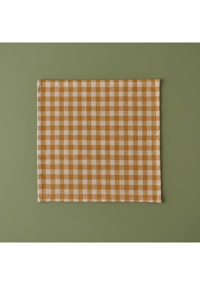 Bella Maison %100 Pamuk Pavia Peçete Hardal 40 x 40 CM Hardal