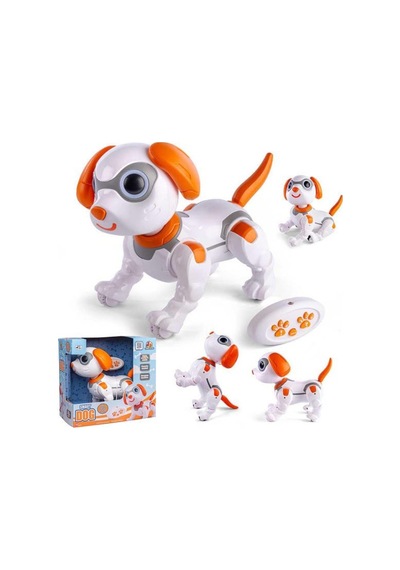 Programlanabilir Robot Köpek: Kumandalı 8 Fonksiyonlu Sesli Işıklı Hareketli Eğlence Arkadaşı