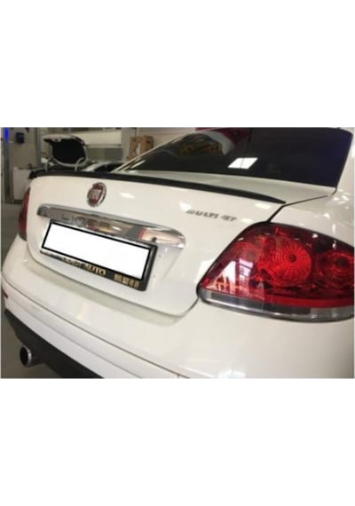 Spoiler Fiat Linea Bagaj Üzeri Çıta - Spoiler Pianoblack - Parlak Siyah + Çift Taraflı Bantlı 115 Cm