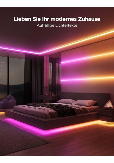 Govee Rgbıc Profilli Led Şerit, Alexa Ve Google Assistant İle Uyumlu 5m Led Şerit, 64 Sahne Modu, App Kontrolü, Müzik Senkronizasyonu, Oturma Odası, Yatak Odası, Süpürgelikler, Dolap İçin Lamba Siyah Govee Rgbıc Profilli Led Şerit, Alexa Ve Google Assistant İle Uyumlu 5m Led Şerit, 64 Sahne Modu, App Kontrolü, Müzik Senkronizasyonu, Oturma Odası, Yatak Odası, Süpürgelikler, Dolap İçin Lamba Siyah