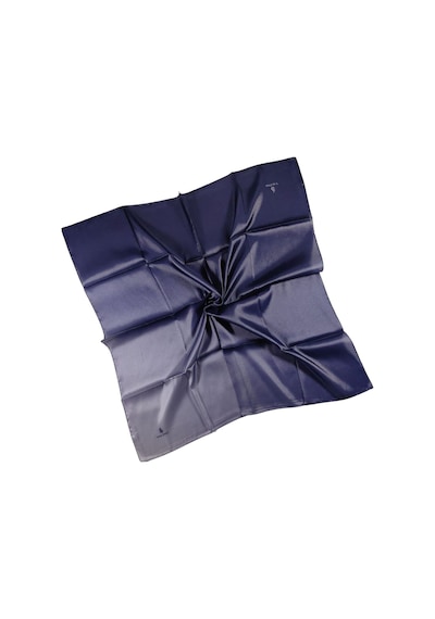 Mim Eşarp Mısırlı Eşarpları Degrade Kristal Sport Bulut Desenli Polyester Eşarp Lacivert - Açık Gümüş