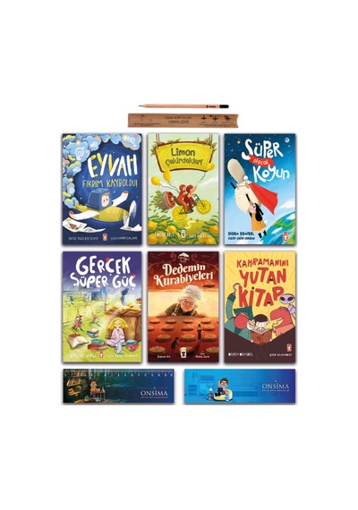 Timaş Çocuk Süper Olacak Koyun - Eyvah Fikrim Kayboldu - Dedemin Kurabiyeleri - Limon Çekirdekleri Set 6 Kitap