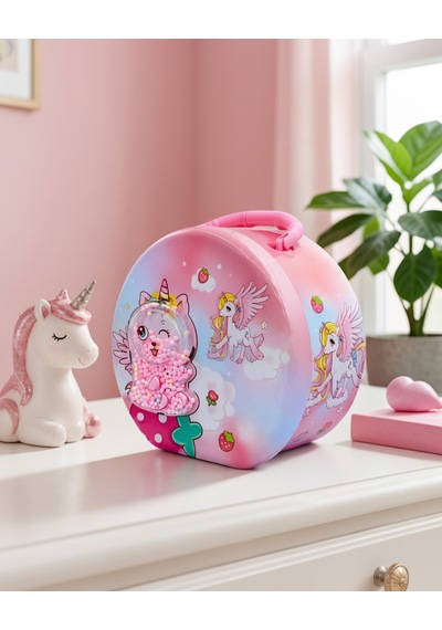 Mini Çocuk Para Kasası Gizli Saklama Kutusu Uczzzşifrelikumbarapembe-7