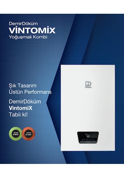 Demirdöküm Vintomix 24/24 Kw Tam Yoğuşmalı Kombi