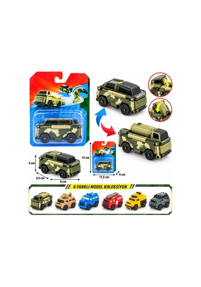 Transracers Dönüşen Araçlar Askeri Araçlar Komuta Aracı / Yakıt Aracı Adet Fiyatıdır Nhr
