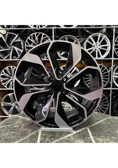 15 İnç 4x100 Clio İcon Siyah Elmas Kesim Jant Modeli 4 Adet