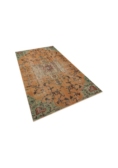 Doğal Vintage El Dokuma Ipek Pers Fransız Halısı - 139x260 Cm 9903