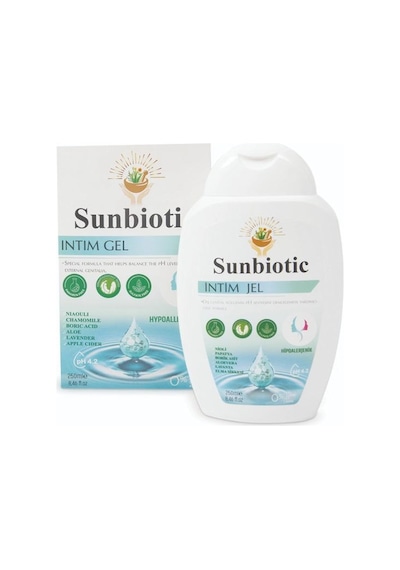 Sunbiotic Hipoalerjenik İntim Jel 250 ML