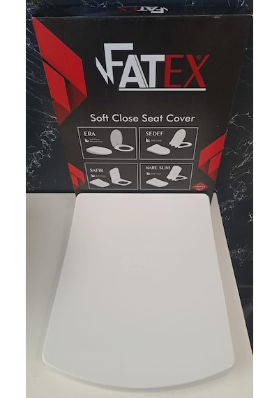 Fatex Kare Slım Soft 35 X 45 Cm Yavaş Kapanan Plastik Klozet Kapağı Diğer