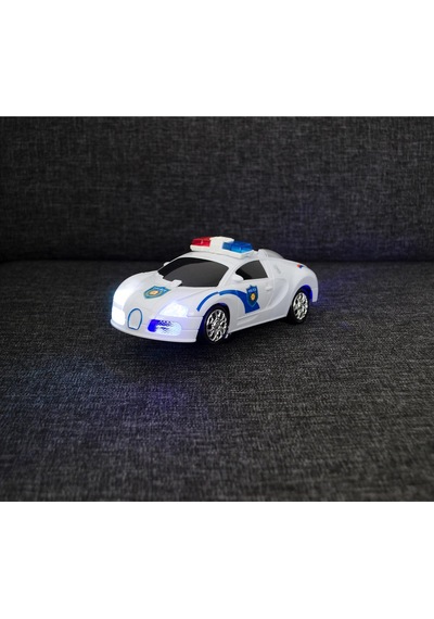 Ap-44 Dönüşen Robot Olan Oyuncak Polis Arabası Çarp Ve Devam Et
