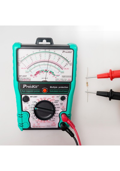Ten, Proskit Mt-2207 Korumalı Analog Multimetre Profesyonel İbreli Avometre