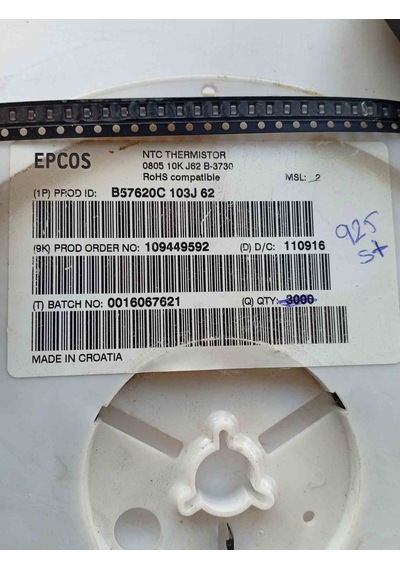 B57620c103j62 Epcos 10k 805 Ntc 23 Adet