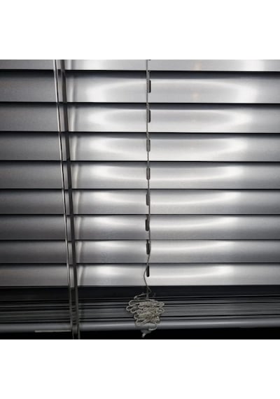 Açık Gri 25 Mm Metal Jaluzi Açık Gri