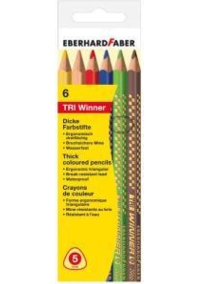Kuru Boya Tri Winner Jumbo Üçgen 6 Renk 518406