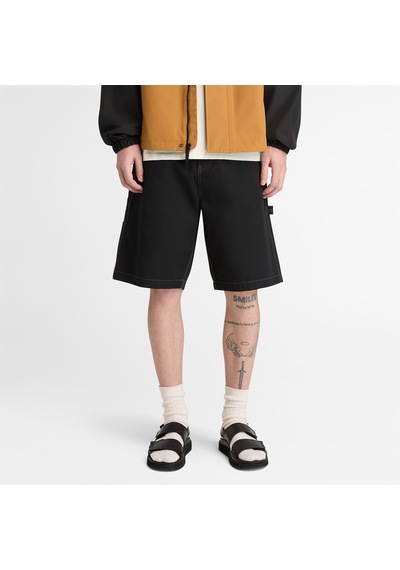 Timberland Washed Duck Canvas Carpenter Erkek Siyah Şort Tb0a5mb80011