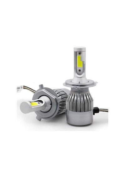 Supernova Buz Mavi H4 Simsek Etkili Zenon Cob Led Xenon Led Headl