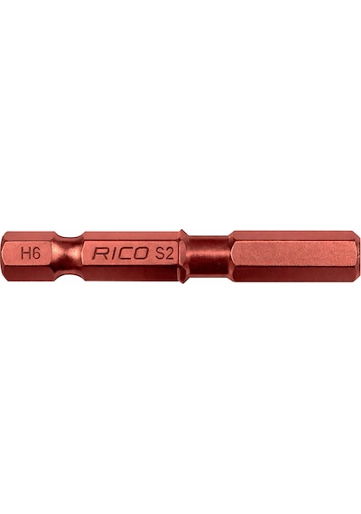 Rıco 1/4 H6 Allen Bits Uç Mıknatıslı Kırmızı 50 Mm