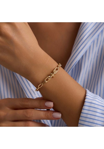 Sembolgold 14 Ayar Hallow Bileklik İtaly 5 Mm 20 Cm T14354 Renkli