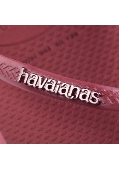 Havaianas Square Logo Metallıc Parmak Arası Terlik 4148257 9339 Amarant Rengi