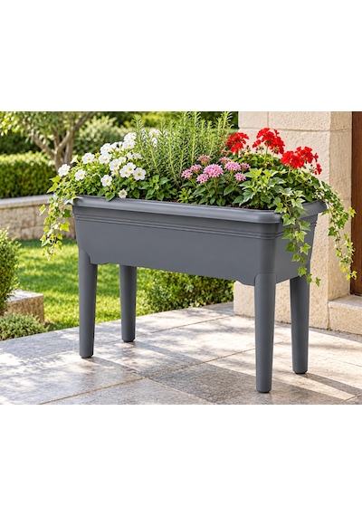 Omnipazar So-vba01 Villa Ayaklı Bahçe Saksı Takımı 33 Litre No 1 Antrasit 116