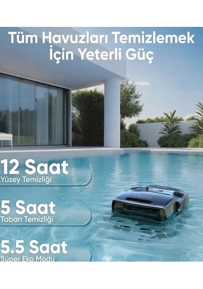 Aıper Scuba X1 Pro Max Kablosuz 300m2 Otomatik Havuz Süpürge Robotu-toptancıyızbiz