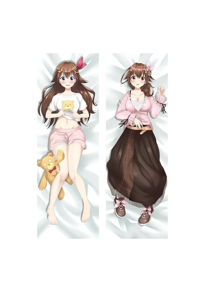 Tokino Sora Desenli Çıft Yön Baskılı Sarılma Yastığı Kılıfı Çok Renkli