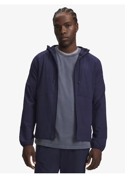 Under Armour Vibe Woven Jacket Erkek Rüzgarlık 6003001-001 Lacivert