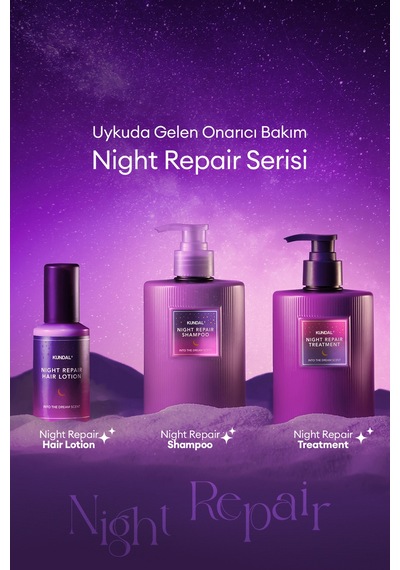 Kundal Night Repair Yoğun Onarıcı Nemlendirici ve Şekillendirici Saç Bakım Losyonu 470 ML