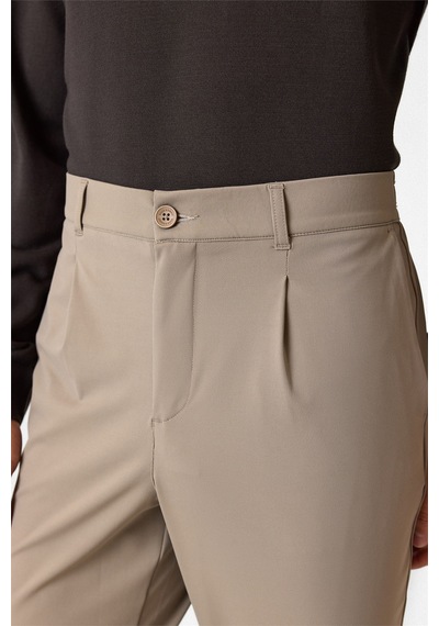 Back And Bond Bej Slim Fit Örme Jogger Pantolon Çok Renkli