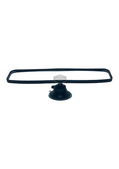 Her Araca Uyumlu Siyah Çerçeveli Dikiz Aynası 60 Mm X 240 Mm Vantuzlu İç İlave Ayna 00 Şüscaroto Aksesuar