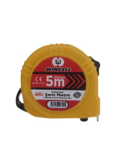 5 Metre Şerit Metre Kilitleme Mekanizmalı Kalite 5 M 25 Mm Diğer