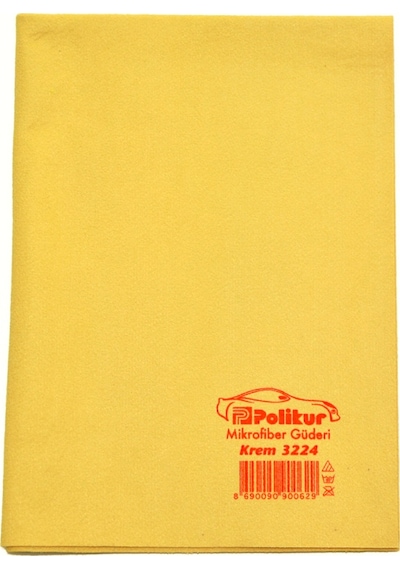 Polikur 3224 Mikrofiber Güderi Oto Kurulama Bezi Krem 50 x 70 CM