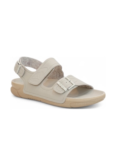 Ceyo 2100-1200-4 Tam Anatomik Unisex Hac Ve Umre İçin Dikişsiz Sandale Bej